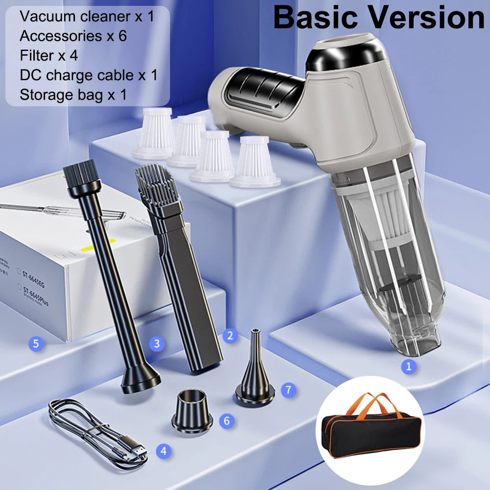 Carjex - High-Power Handheld Car Vacuum Cleaner