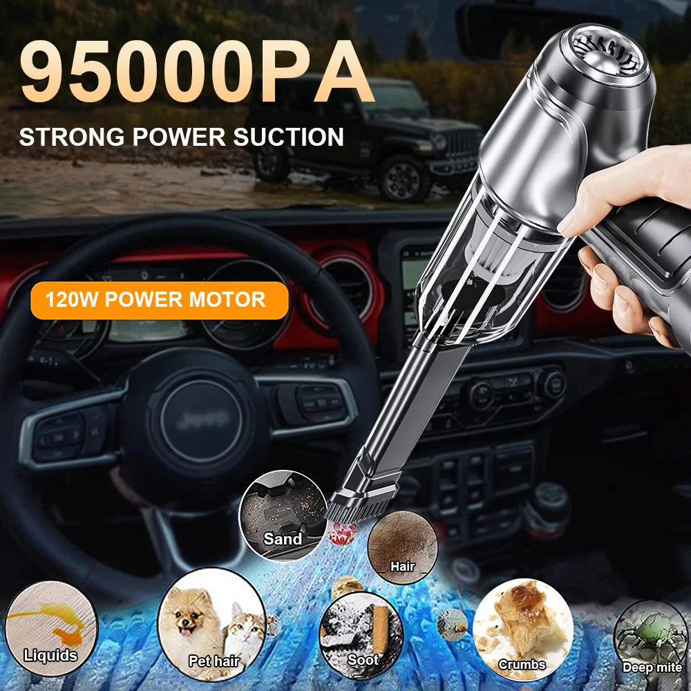 Carjex - High-Power Handheld Car Vacuum Cleaner