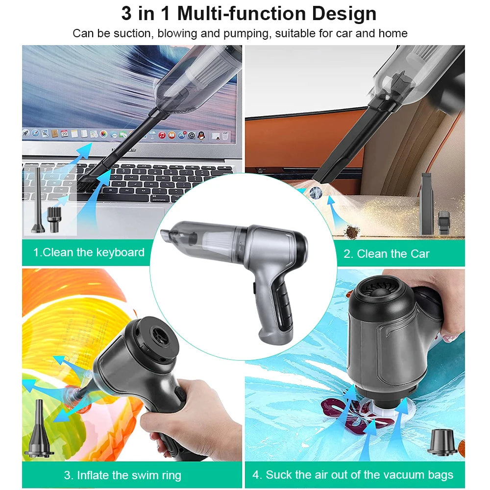 Carjex - High-Power Handheld Car Vacuum Cleaner