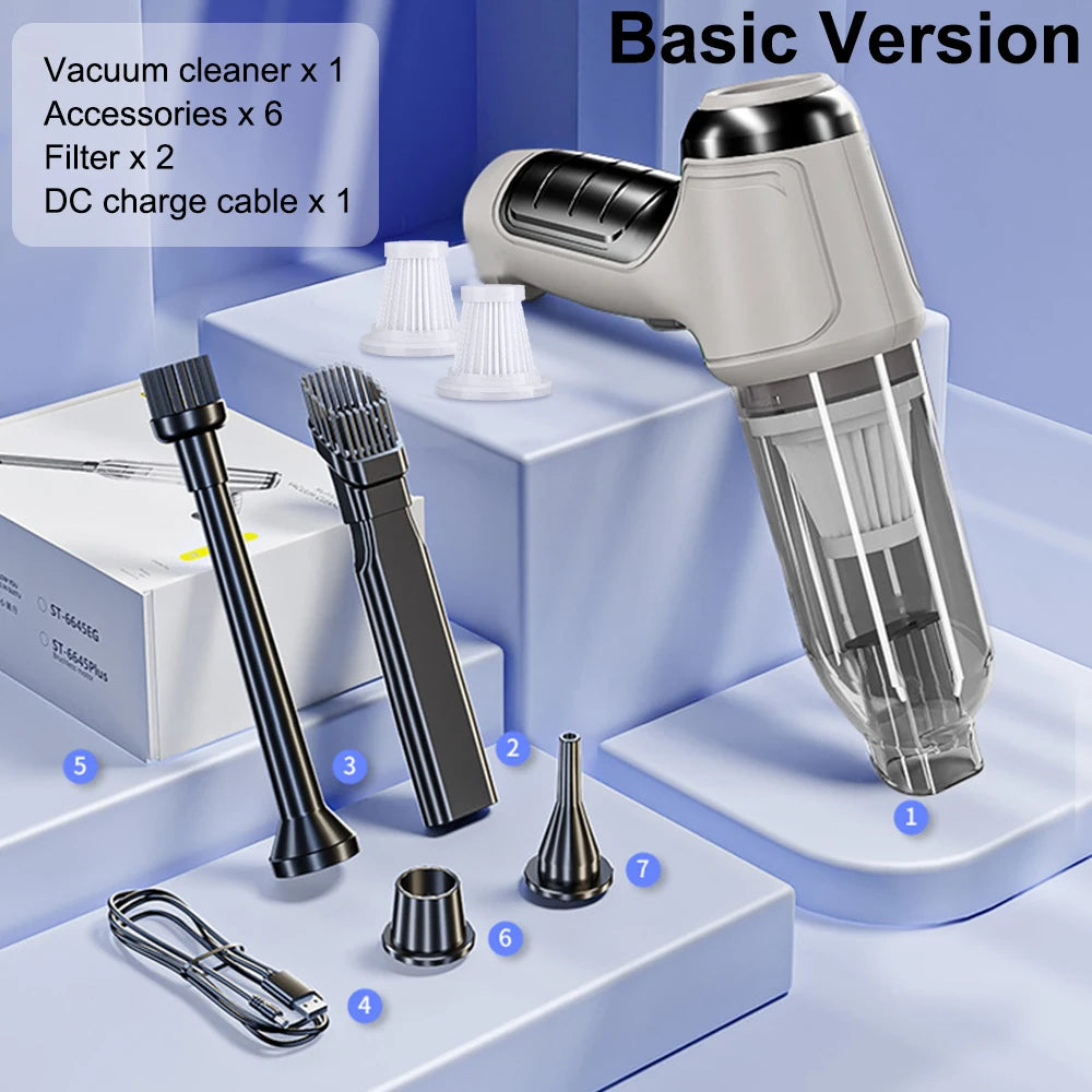 Carjex - High-Power Handheld Car Vacuum Cleaner