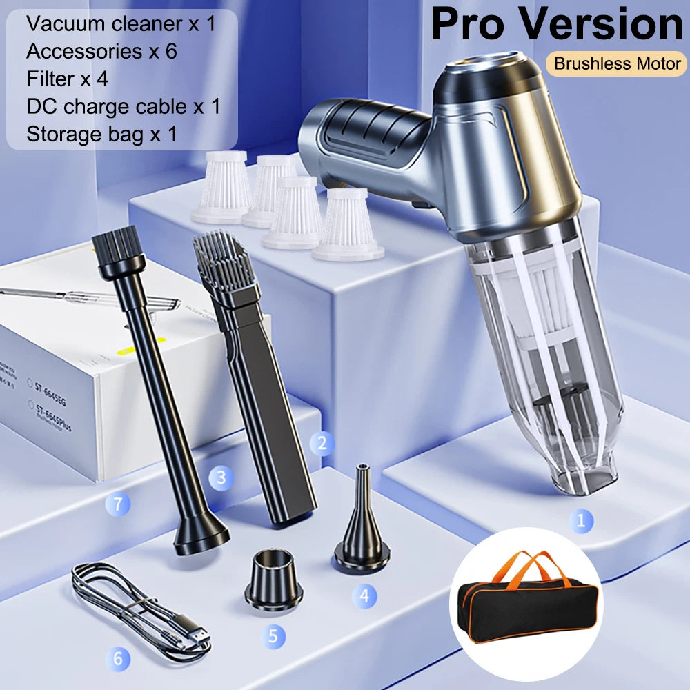 Carjex - High-Power Handheld Car Vacuum Cleaner